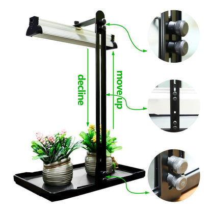 Urban stand for adjustable lighting