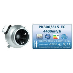 Prima Klima Rohrventilator Blueline PK300/315-EC - 4400 m3/Std, EC motor