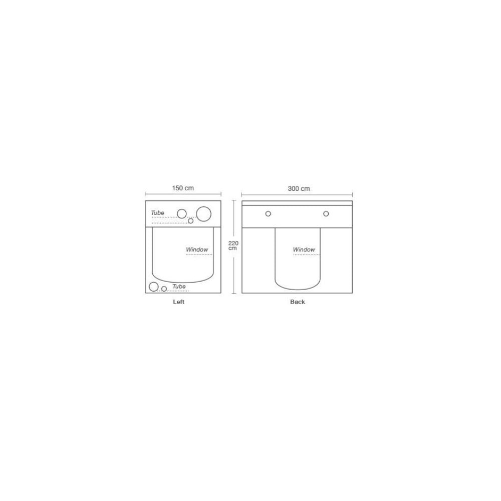 Homebox Ambient R300+, 300x150x220 cm