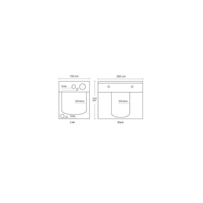 Homebox Ambient R300+, 300x150x220 cm