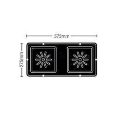 Autopot Easy2Grow tray&lid black (Aquavalve5)
