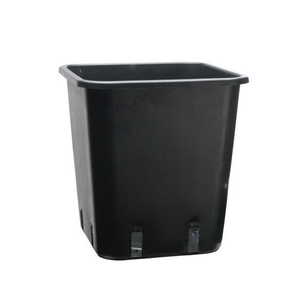 Blumentopf aus Plastik, viereckig 15x15x20 cm - 4 l, PACKUNG 100 Stk.