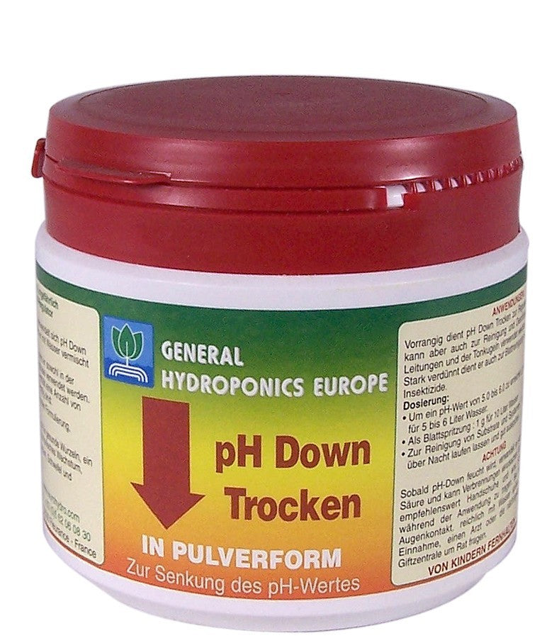 Terra Aquatica pH- Down Powder 500 ml - (mehrsprachiges Etikett inkl. DE)