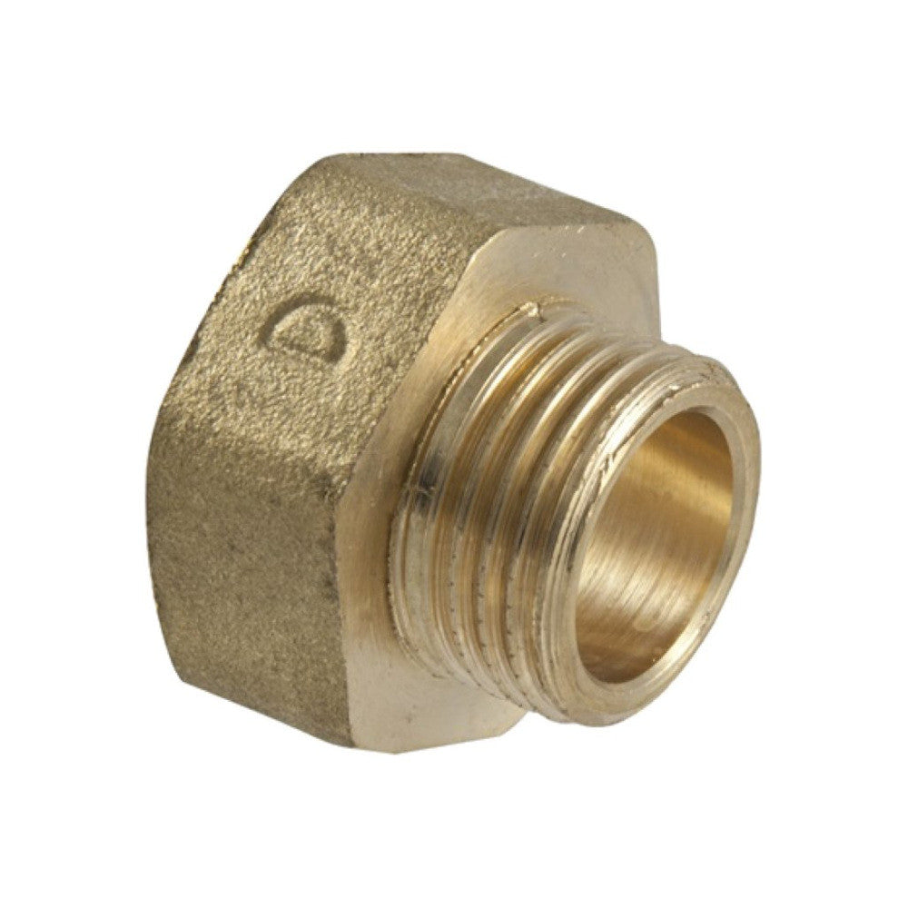 Brass inverted reducer for CO2 valves