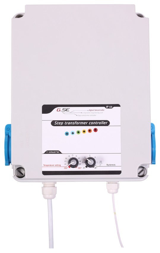 GSE Step transformer 2.5A - temp/hysteresis for 2 fans