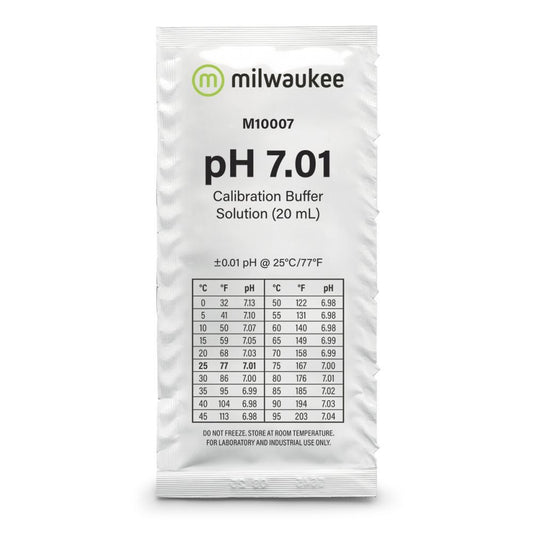 Milwaukee pH 7.01 Puffer 20 ml, Kalibrierlösung BOX 25 Stück