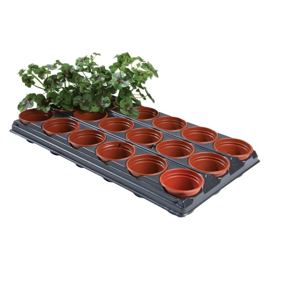 Garland Anzuchtplatte mit Blumentöpfen Professional Growing Tray 18, 56x31.5x7 cm