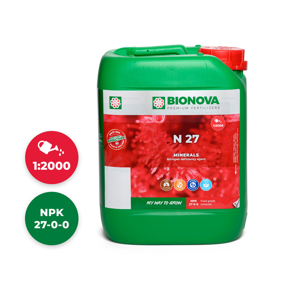 BioNova N 27 (Stickstoff) 5 l - (mehrsprachiges Etikett inkl. DE)