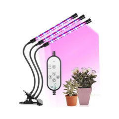 LED lighting with clip, 3 adjustable strips