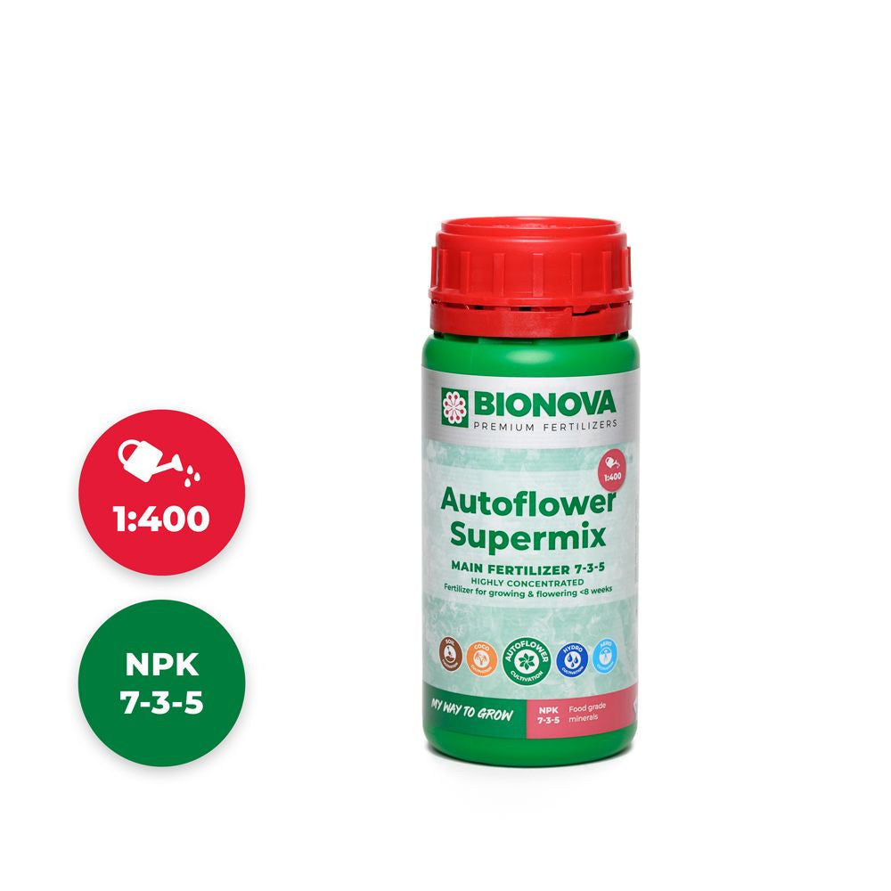 BioNova AutoFlower Supermix 250 ml - (mehrsprachiges Etikett inkl. DE)