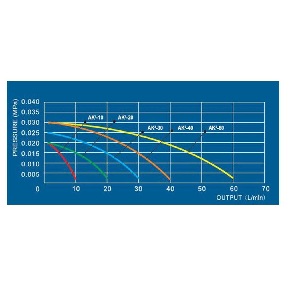 Aquaking AK2-10 Luftpumpe, 600 L/Std