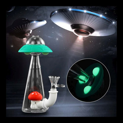 Bongthai Silikon Glas UFO Bong 18 cm ( Glow)