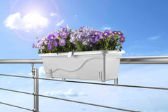 Selbstbewässernder Blumentopf Extra Line SMART, Länge 80 cm Braun