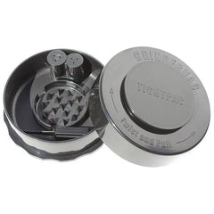 TightVac GrinderVac 60 ml, airtight container with grinder black