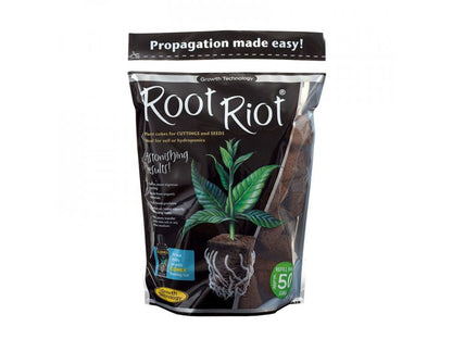 Root Riot 50, individual RR cubes without cutting carrier, 50 pieces