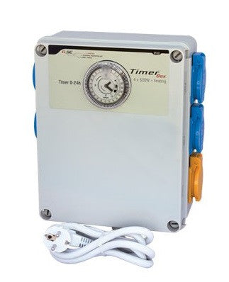 GSE Timer Box II 4x600W + heating 2000W, 230V