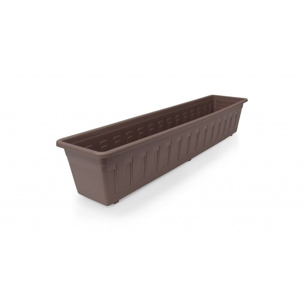 Garden box, length 80cm brown