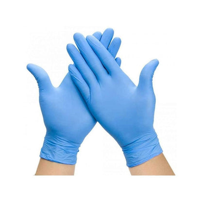 Nitrile gloves blue M, pack of 100