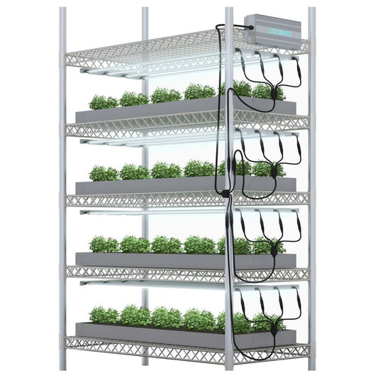 GENT G-LED Microgreens Dimmer Rack Complete 400W