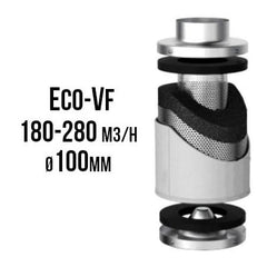 VF ECO activated carbon filter 180-280 m3/h, 100 mm