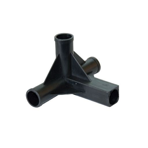 Homebox Spareparts 4 Way Connector für 16 mm Stangen (4 Stk.)