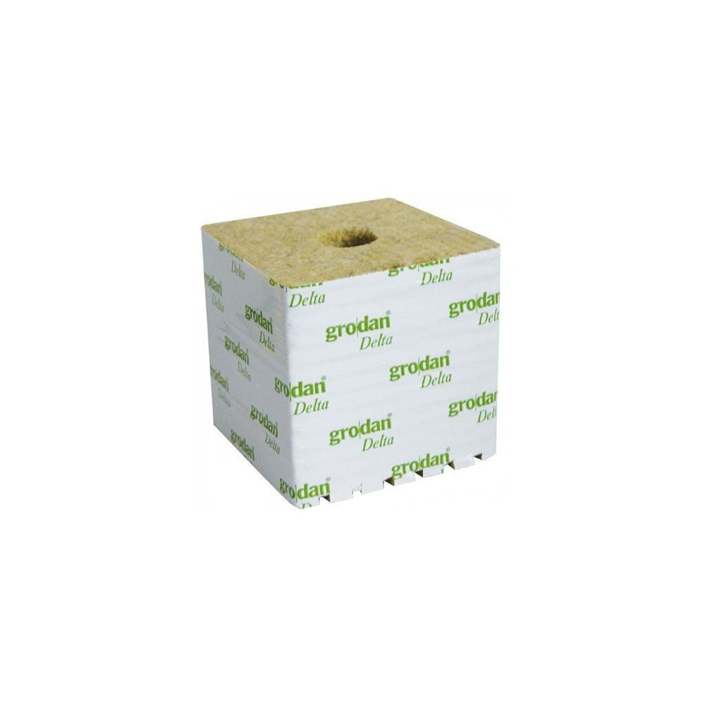 Grodan 150x150x142 mm, Anzuchtwürfel mit Loch 42x40 mm, BOX 48 Stk.