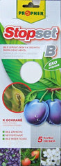 White Adhesive Plates Stopset 25x10 cm - 5 pieces