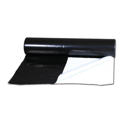 PE film for horticulture, black and white, 2x5 m roll, 70 micron