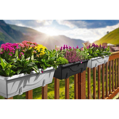 Self-watering planter Extra Line SMART, length 40 cm Taupe