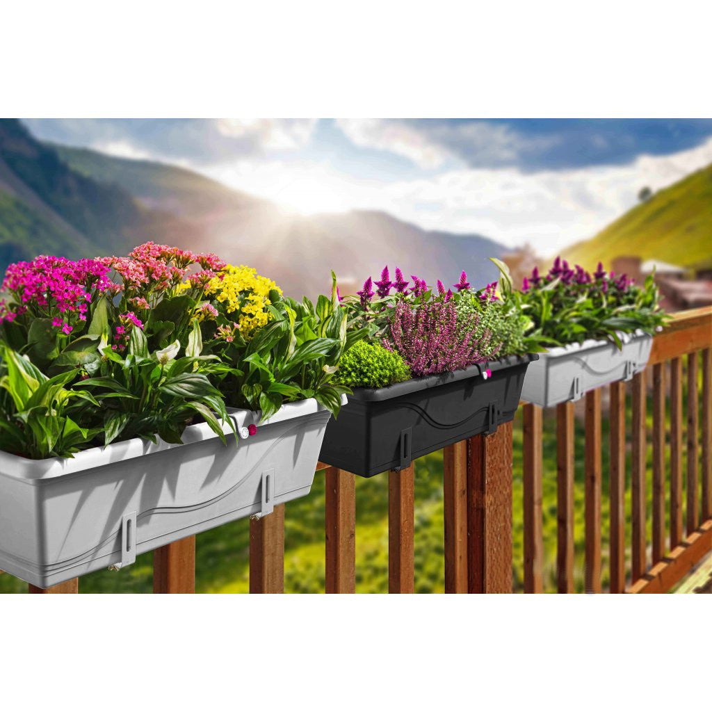 Self-watering flowerpot Extra Line SMART, length 60cm terracotta