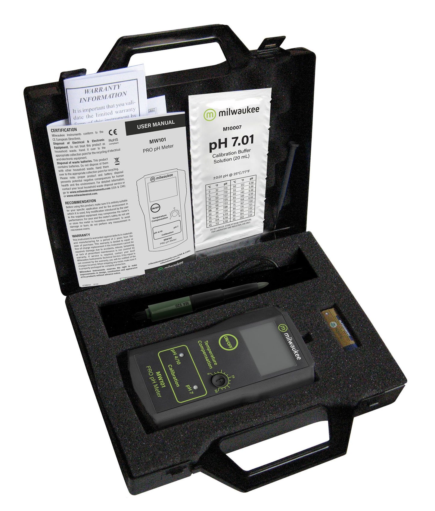 Milwaukee MW101 PRO SOIL, pH meter