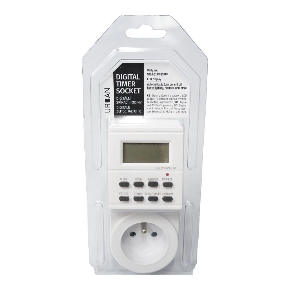 Urban Digital Timer Socket, digital timer