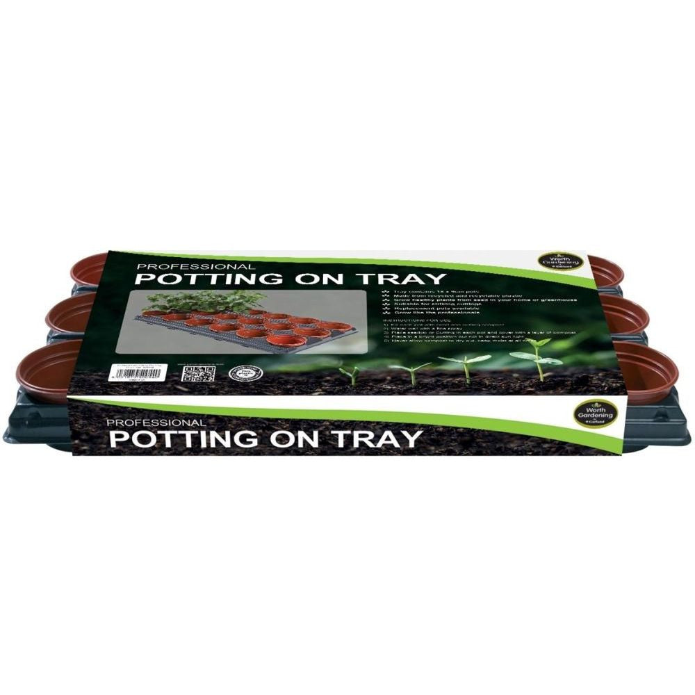 Garland Pflanzteller mit Töpfen Professional Growing Tray 18, 56x31.5x7 cm