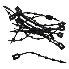 Rubber clamps, for bamboo stick, length 12 cm, 1 piece