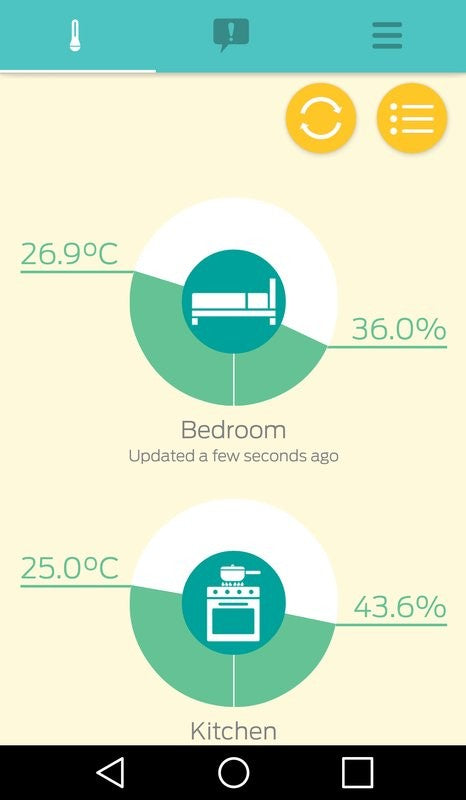 Ibebot Air Comfort BlueTooth Temperature and Humidity Sensor