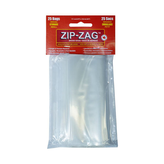 Zip-Zag Beutel S 19x16cm 30 g, 25 Stück