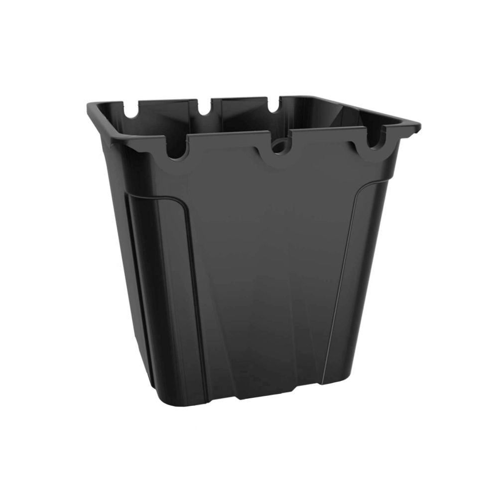 Plastic flowerpot, square 25x25x24.5 cm - 10 l, PACK 50 pcs.