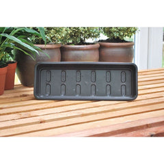Garland plastic tray Narrow Tray Black, 37.5x13.5x6 cm
