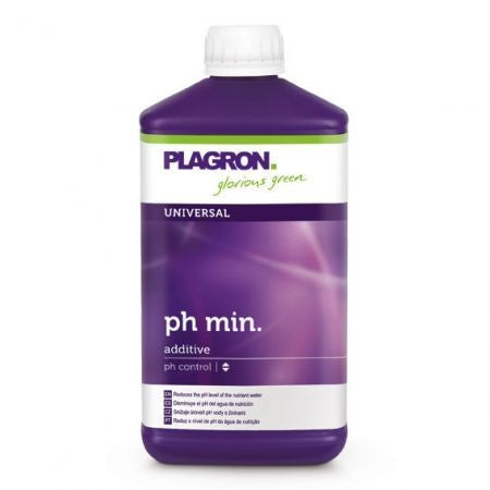 Plagron pH Min 1 l - (multilingual label incl. DE)