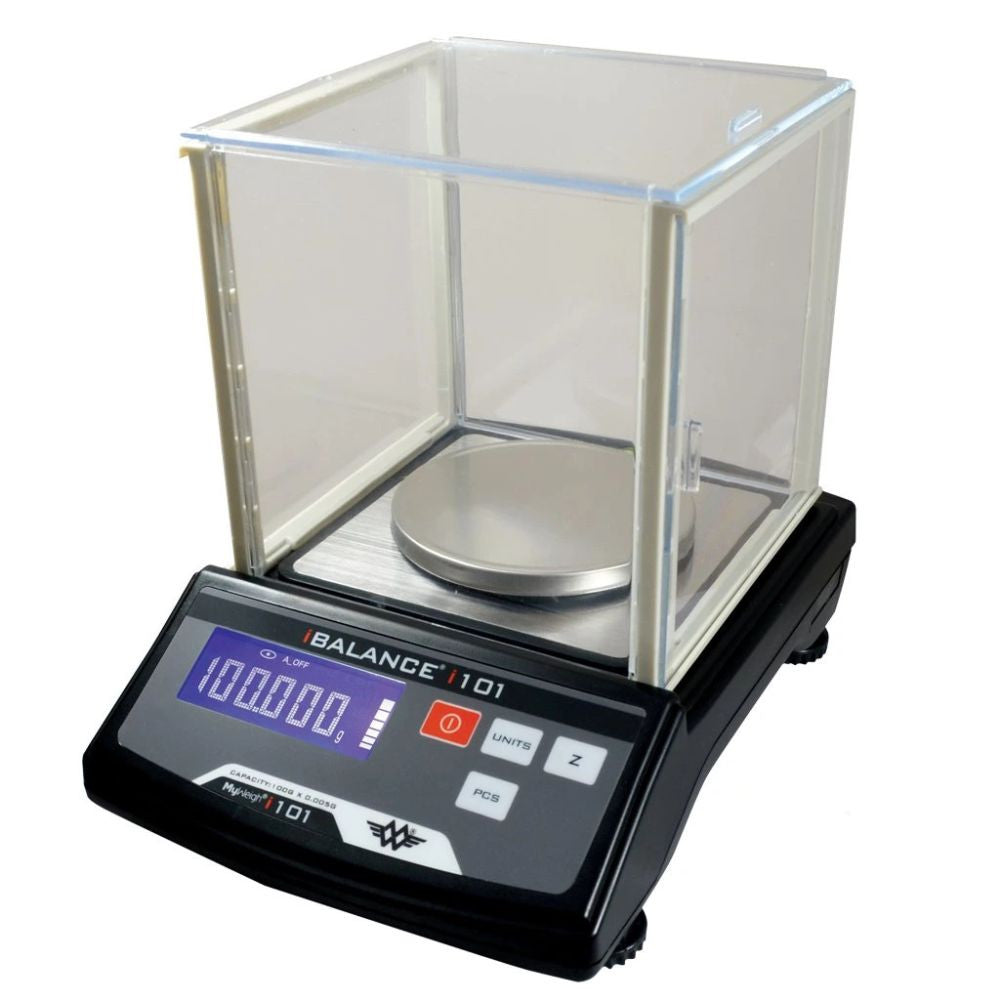My scale iBalance 101, 100g x 0.005g.