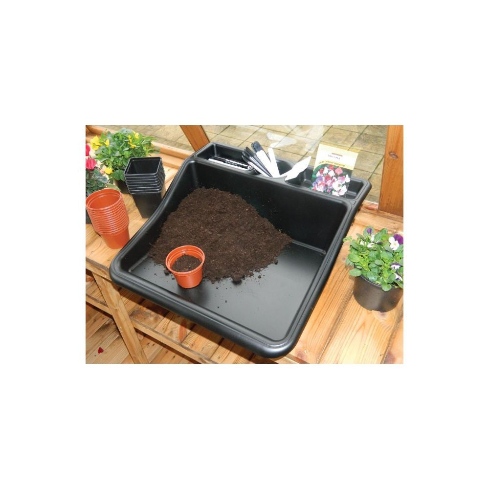 Garland Plastikschale Tidy Tray Black Compact 49x50x15 cm