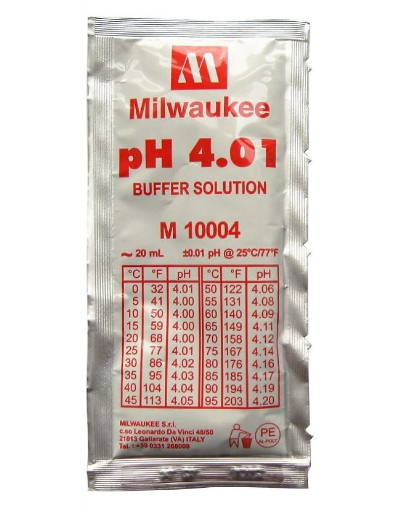 Milwaukee pH 4.01 buffer 20 ml