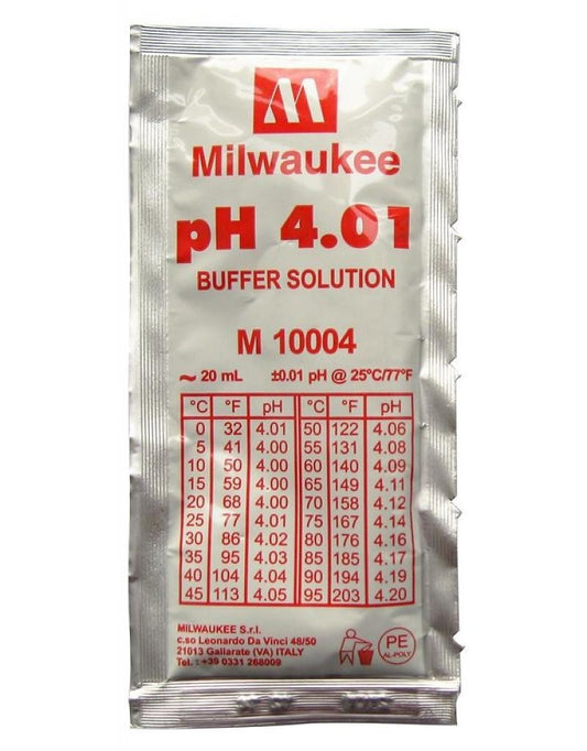 Milwaukee pH 4.01 buffer 20 ml