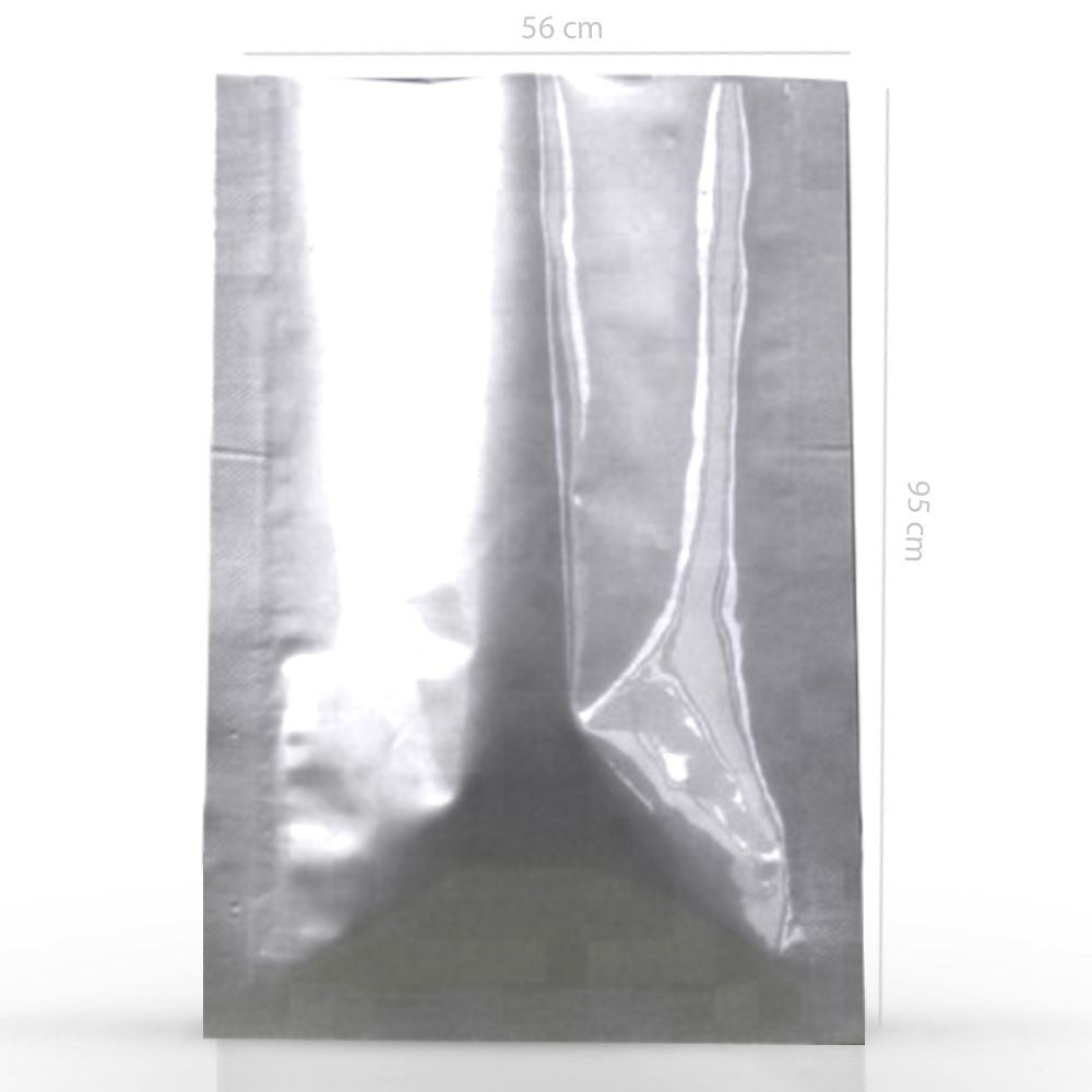 Qnubu Aluminum Foil Bag Sealable Silver 560x950 mm