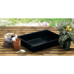 Garland plastic tray Chieftain Tray Black 64.5x49.5x12 cm