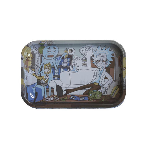 Metal rolling tray Rick&Morty Homer 275x175x23 mm