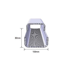 Urban Hydro NFT gutter 100x80 mm - with hole, 2 layers, inside black, 250 cm