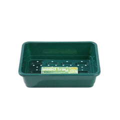 Garland plastic tray Small Seed Tray Green with drainage 23x17x6 cm