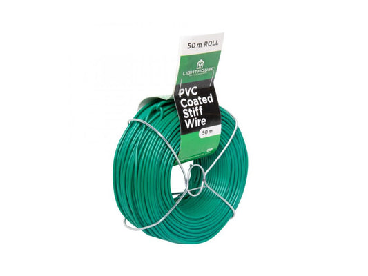 Tie wire PVC solid, 50m