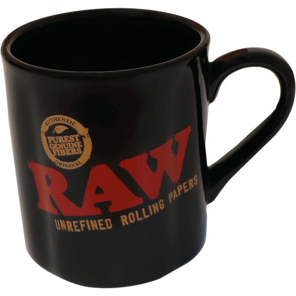 RAW Kaffeebecher, Keramikbecher Schwarz